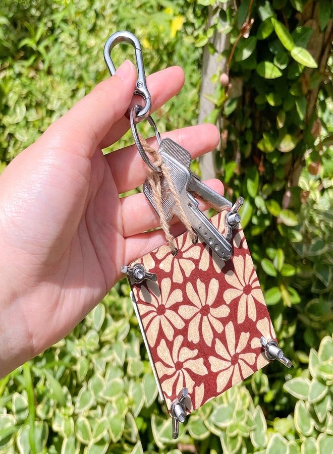 Happinit Pocket Flower Press, Small Flowers Press Kit, Micro Flower Pressing, Mini Plant Preservation Kit for Arts and Crafts Lovers (Silver) - Image 4